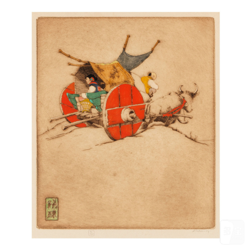 艾倫與西蒙·哈特曼伉儷珍藏 | NINE CHINESE AND ASIAN SUBJECT HAND-COLORED PRINTS - 图4